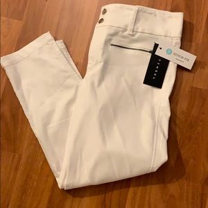 Brand new white ankle pants